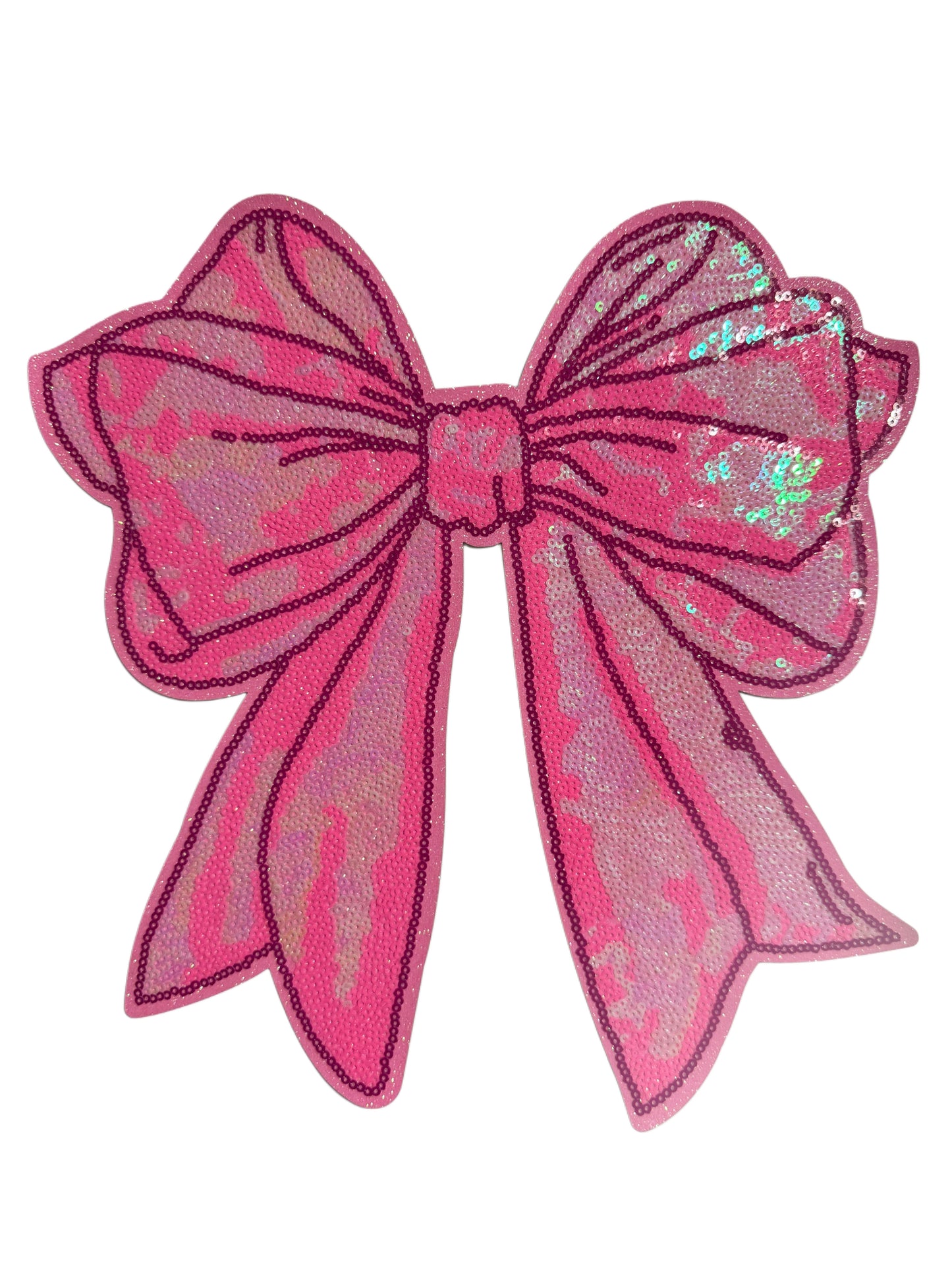 Pink Bow Sequin