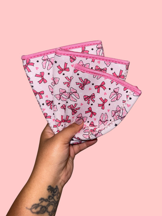 Pink Bow Coolie