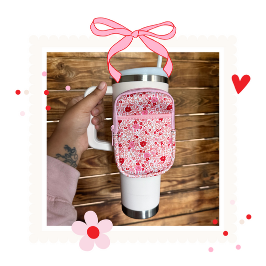 Floral Tumbler Pouch