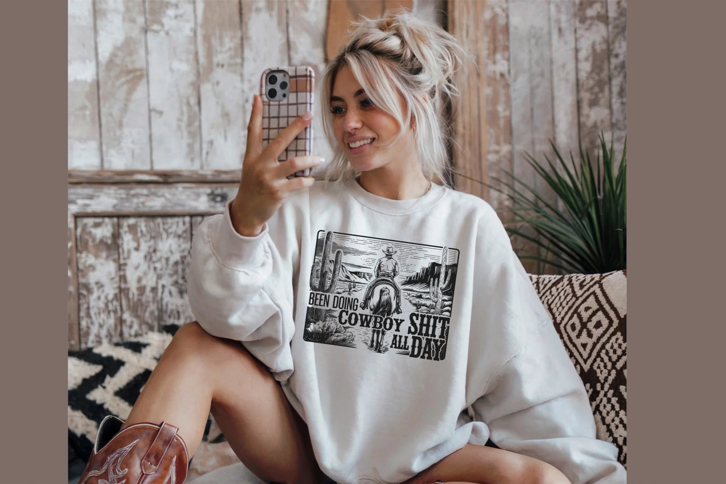 Been doing cowboy shit all day