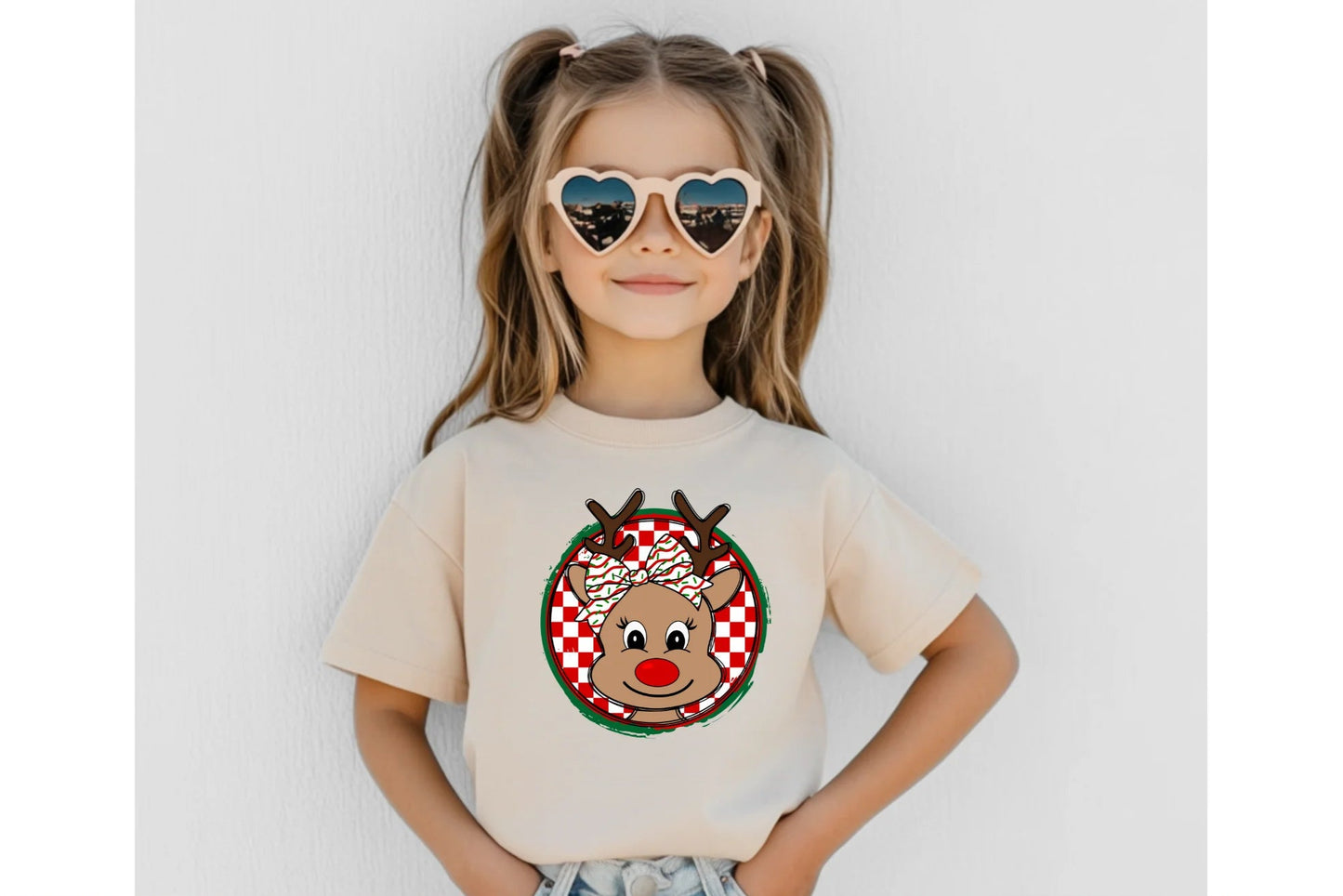 Girl Christmas Deer (Kids)