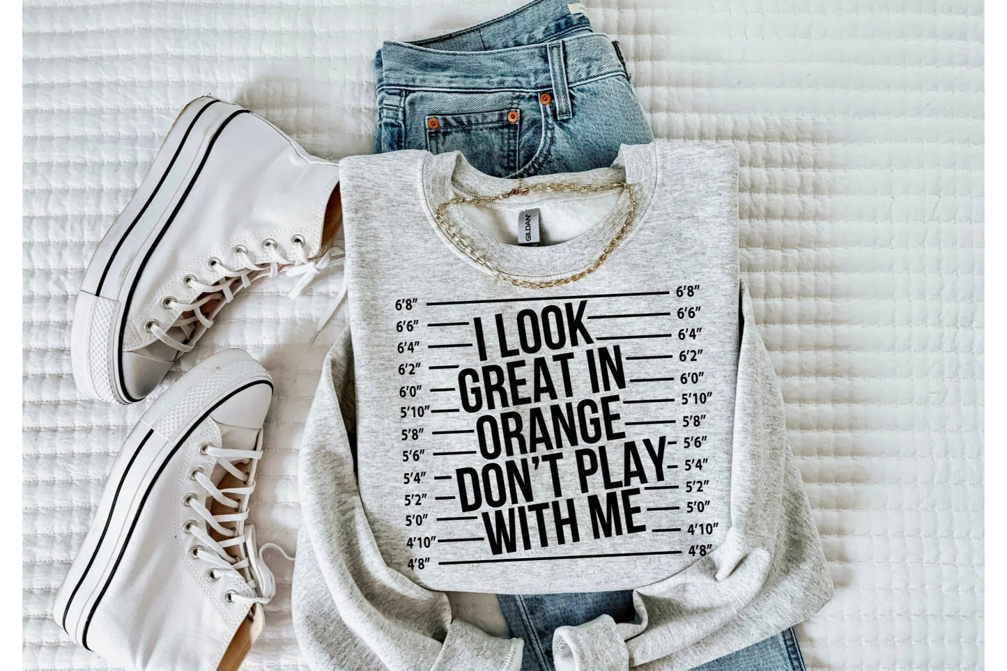 I look great in orange