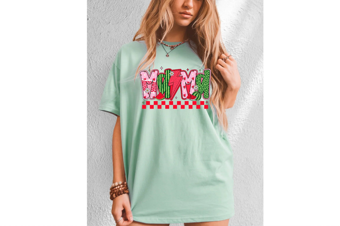 Mama checkered watermelon