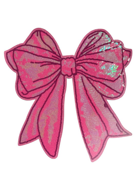Pink Bow Sequin
