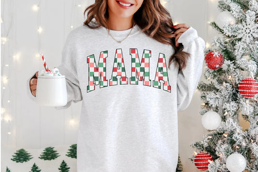 MAMA Christmas Chekered