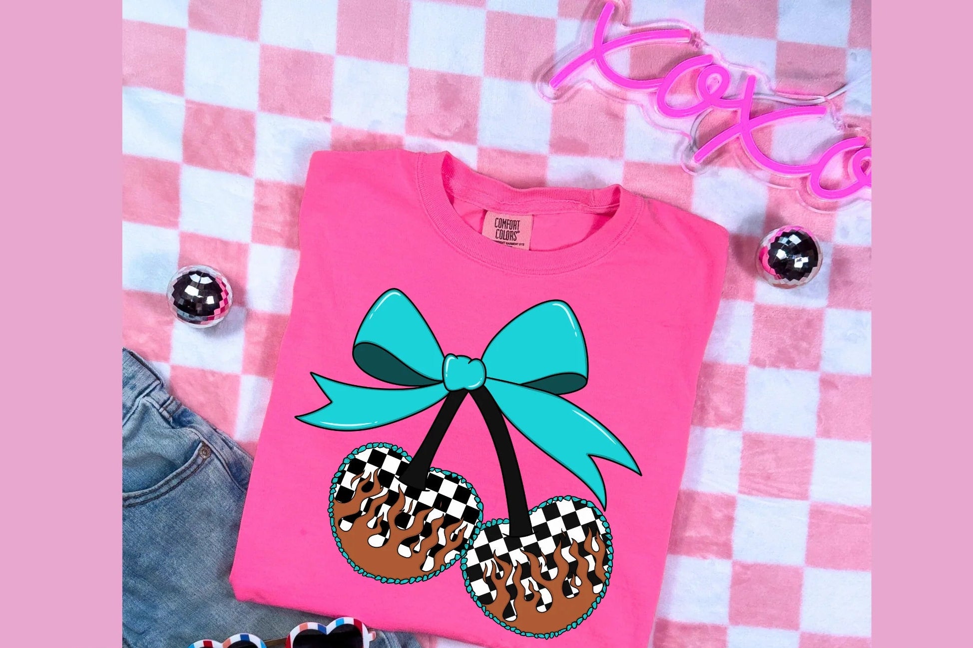 Cherry Checkered