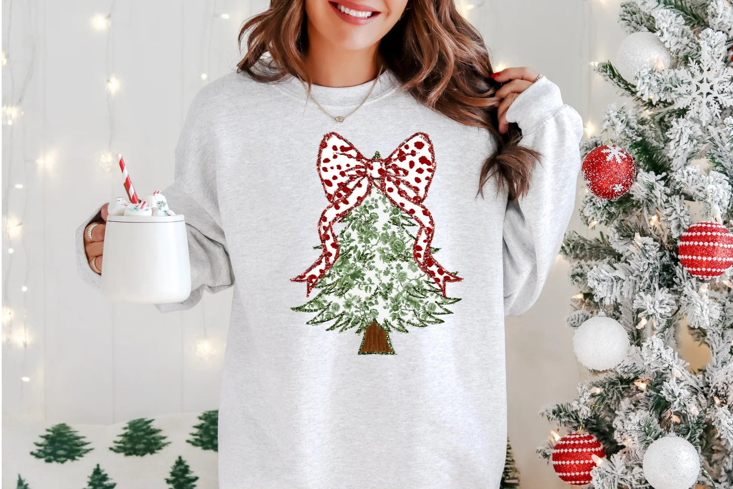 Floral Christmas Tree