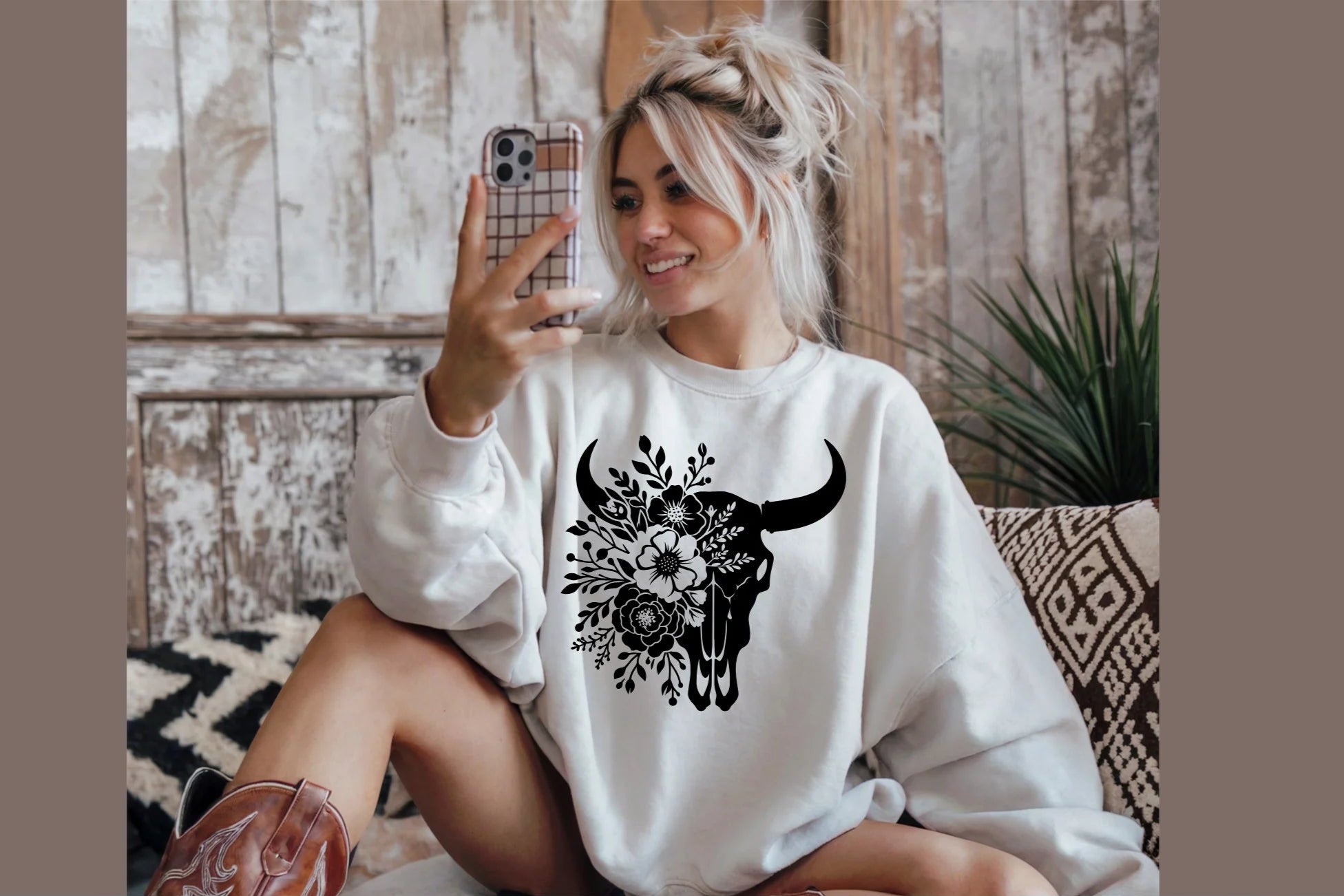 Floral Skull