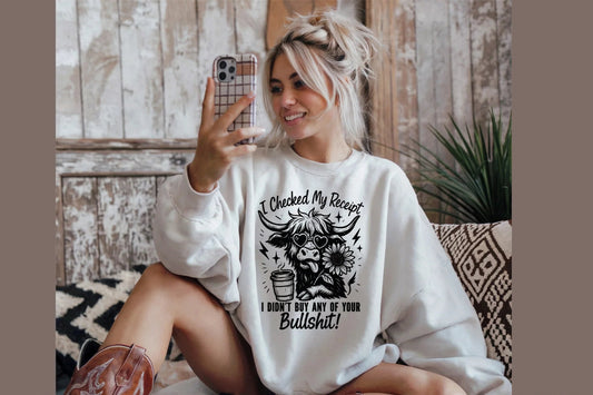 I checked my receipt